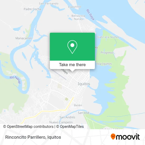Rinconcito Parrillero map