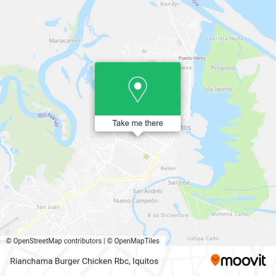 Rianchama Burger Chicken Rbc map