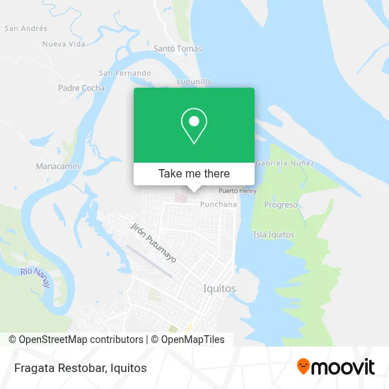 Fragata Restobar map
