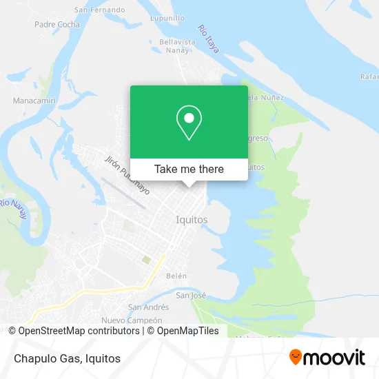 Chapulo Gas map
