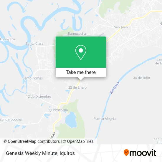 Genesis Weekly Minute map