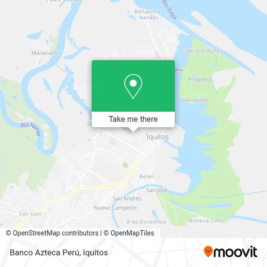Banco Azteca Perú map