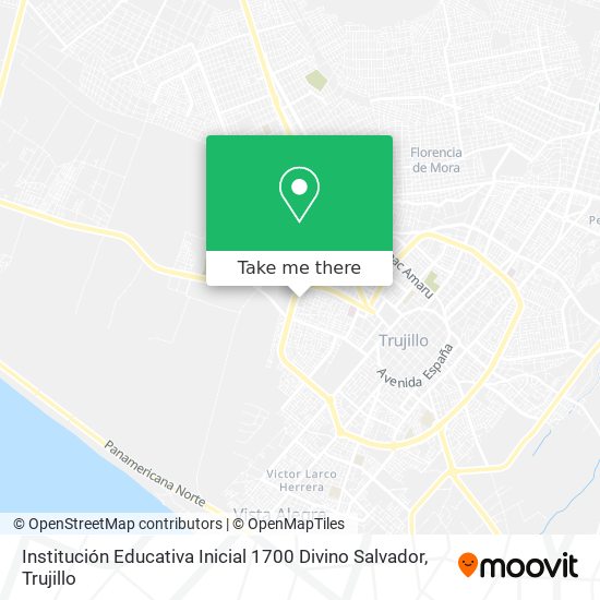 Institución Educativa Inicial 1700 Divino Salvador map