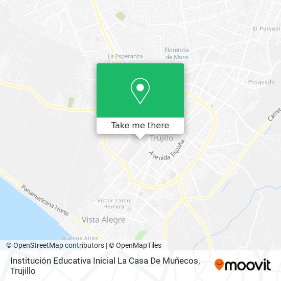 Mapa de Institución Educativa Inicial La Casa De Muñecos