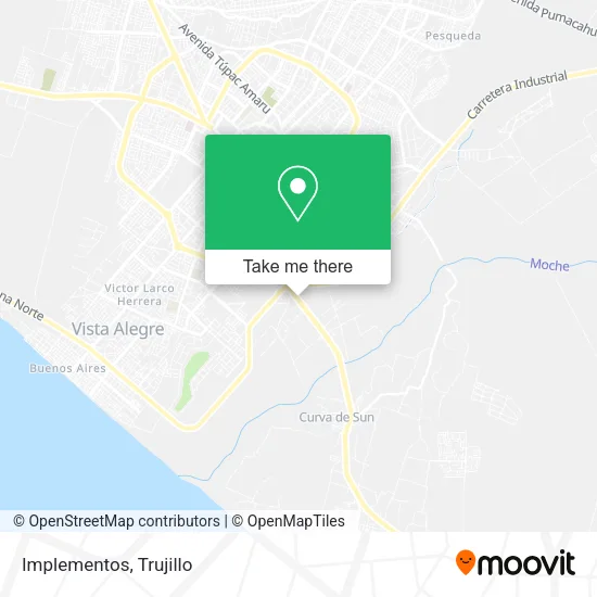 Mapa de Implementos