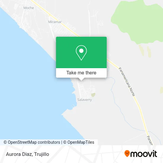 Aurora Diaz map