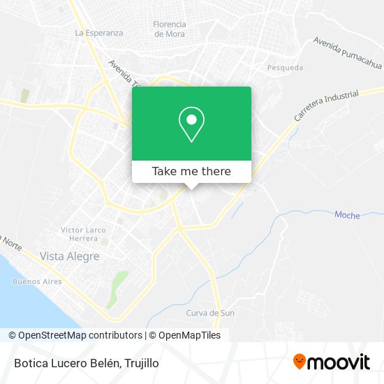 Mapa de Botica Lucero Belén