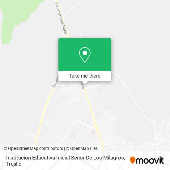 Mapa de Institución Educativa Inicial Señor De Los Milagros