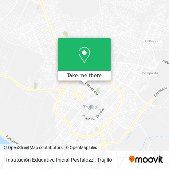 Institución Educativa Inicial Pestalozzi map