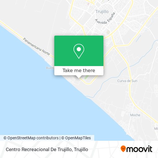 Centro Recreacional De Trujillo map