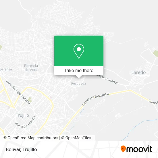 Bolivar map
