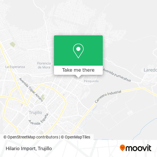 Mapa de Hilario Import