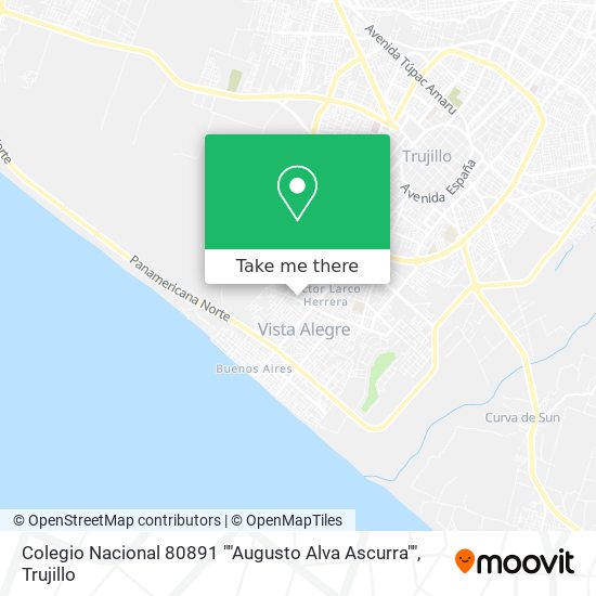 Colegio Nacional 80891 ""Augusto Alva Ascurra"" map
