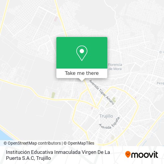 Institución Educativa Inmaculada Virgen De La Puerta S.A.C map