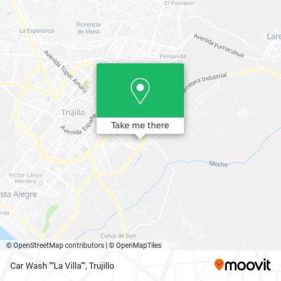 Car Wash ""La Villa"" map