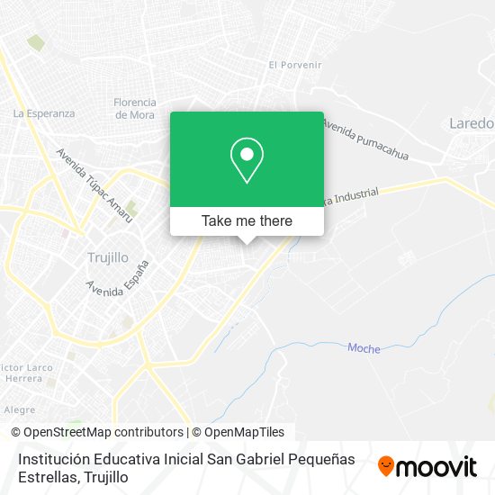 Mapa de Institución Educativa Inicial San Gabriel Pequeñas Estrellas
