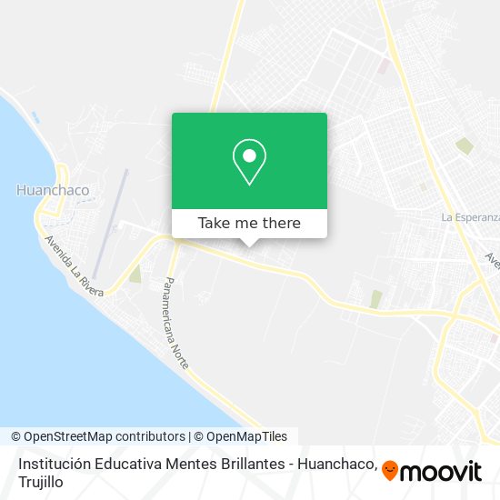 Institución Educativa Mentes Brillantes - Huanchaco map