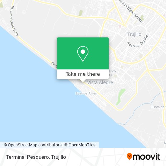 Mapa de Terminal Pesquero