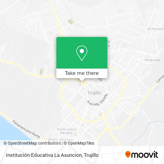 Institución Educativa La Asuncion map