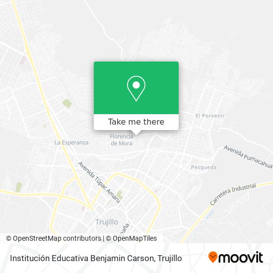 Mapa de Institución Educativa Benjamin Carson