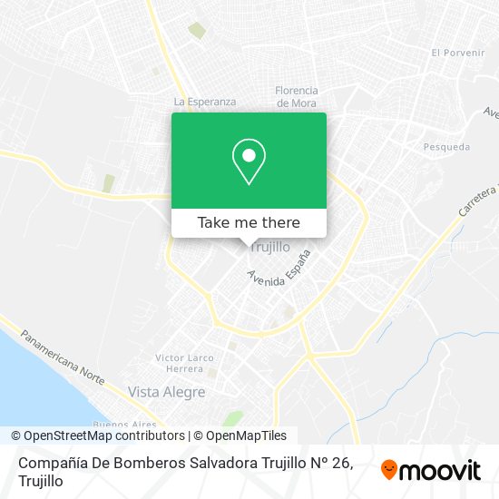 Compañía De Bomberos Salvadora Trujillo Nº 26 map