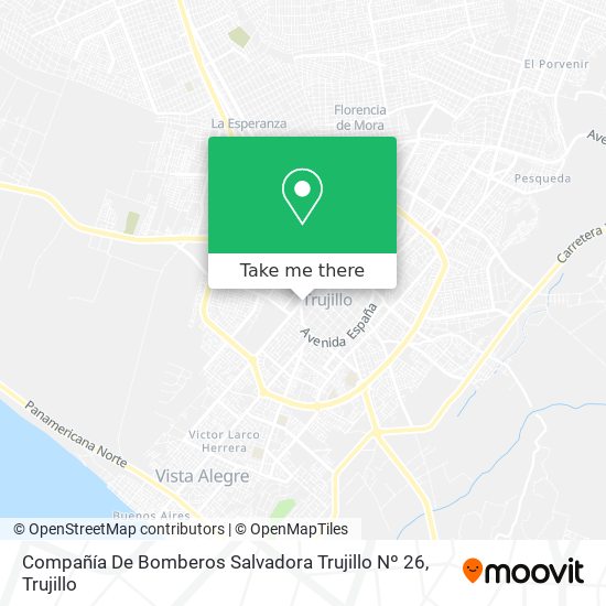 Mapa de Compañía De Bomberos Salvadora Trujillo Nº 26