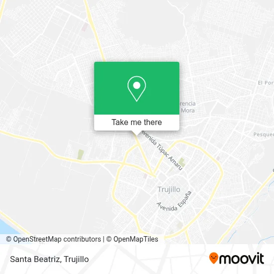 Santa Beatriz map