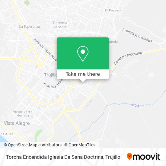 Torcha Encendida Iglesia De Sana Doctrina map