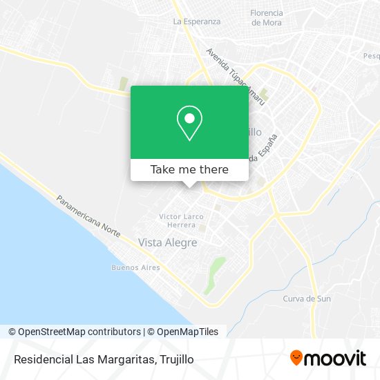 Mapa de Residencial Las Margaritas