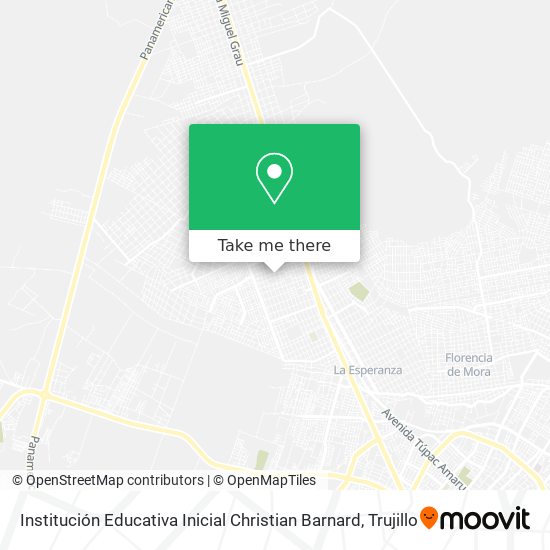 Mapa de Institución Educativa Inicial Christian Barnard