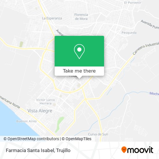 Mapa de Farmacia Santa Isabel