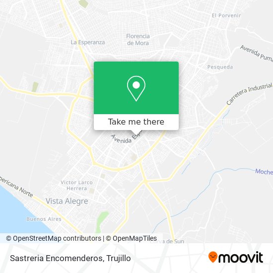 Mapa de Sastreria Encomenderos