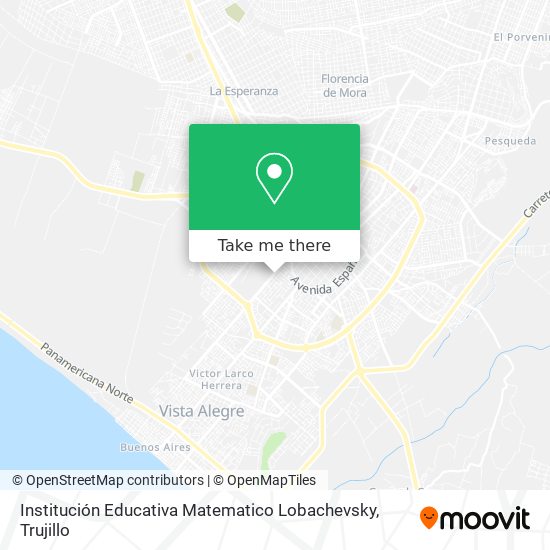 Institución Educativa Matematico Lobachevsky map