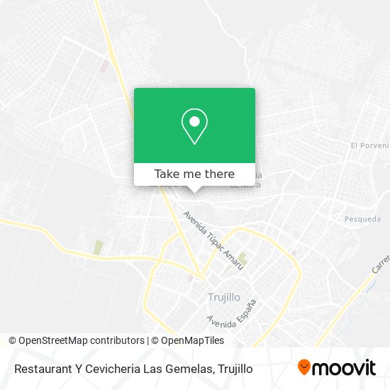 Restaurant Y Cevicheria Las Gemelas map
