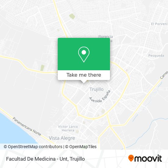 Facultad De Medicina - Unt map