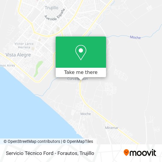 Servicio Técnico Ford - Forautos map