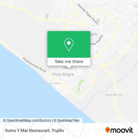Mapa de Sumo Y Mar Restaurant