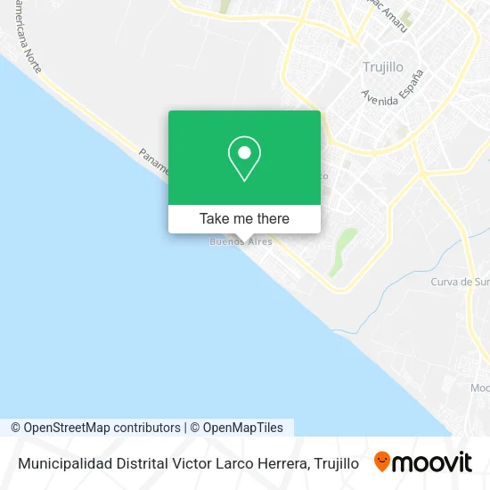 Mapa de Municipalidad Distrital Victor Larco Herrera
