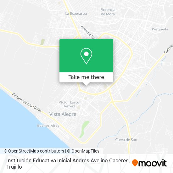 Mapa de Institución Educativa Inicial Andres Avelino Caceres