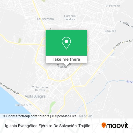 Iglesia Evangélica Ejército De Salvación map