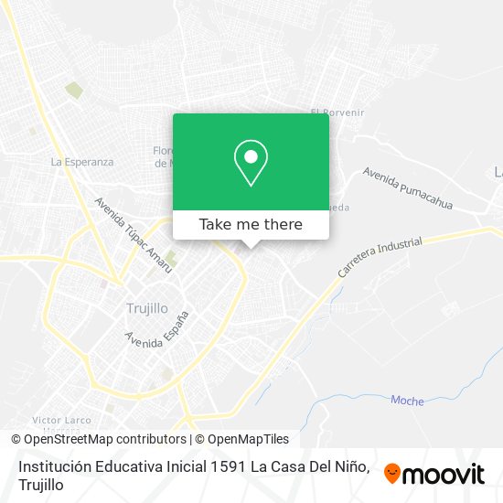 Institución Educativa Inicial 1591 La Casa Del Niño map