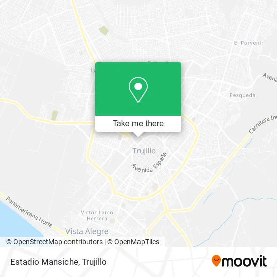 Mapa de Estadio Mansiche