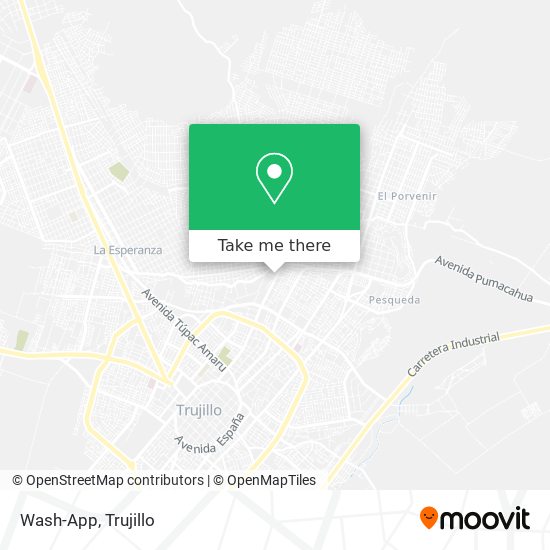 Wash-App map