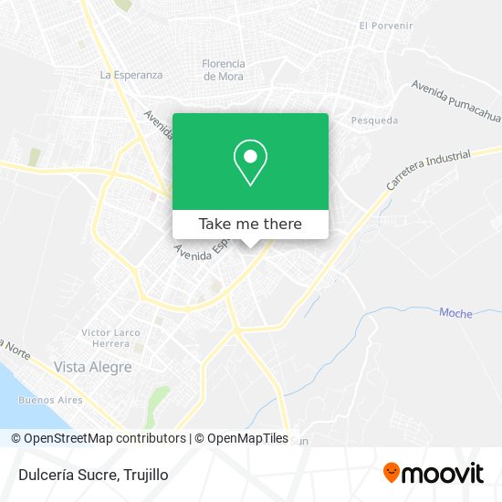 Mapa de Dulcería Sucre