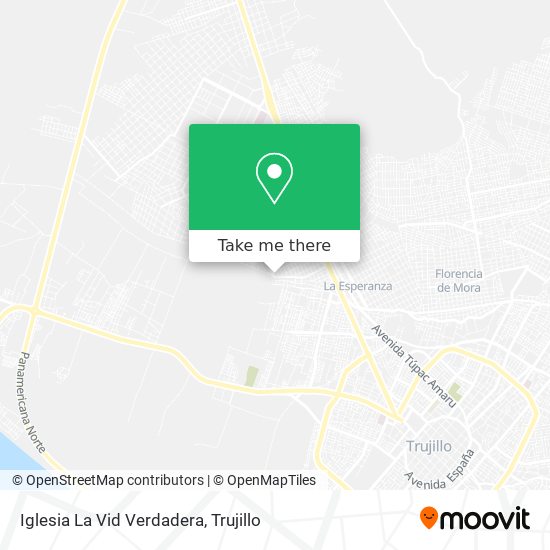 Iglesia La Vid Verdadera map