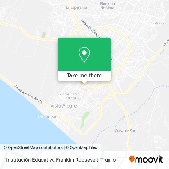 Institución Educativa Franklin Roosevelt map