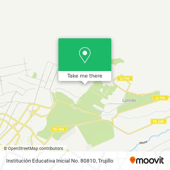 Institución Educativa Inicial No. 80810 map