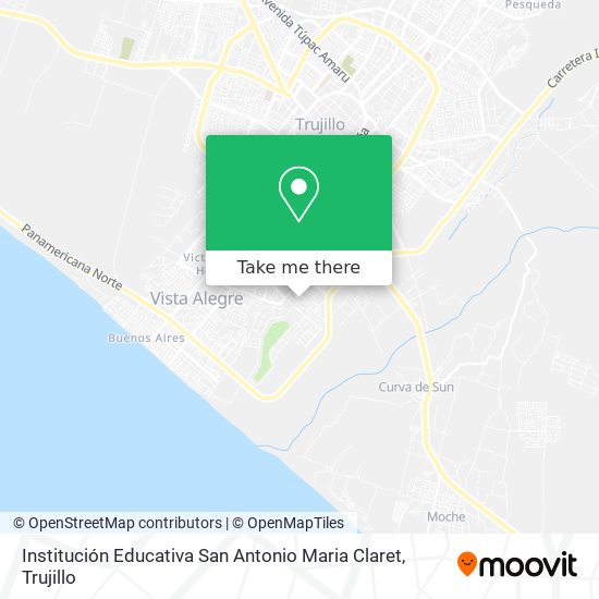 Mapa de Institución Educativa San Antonio Maria Claret