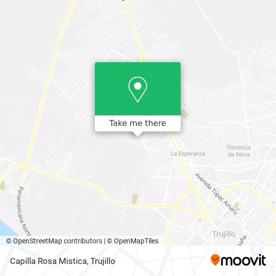 Capilla Rosa Mistica map
