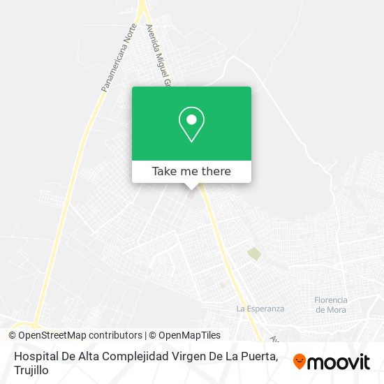 Hospital De Alta Complejidad Virgen De La Puerta map